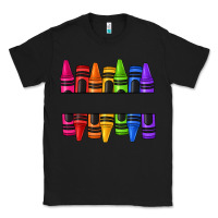Black custom name crayons Classic Tee - texasbilliewilder
