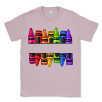 Lilac custom name crayons Classic Tee - texasbilliewilder