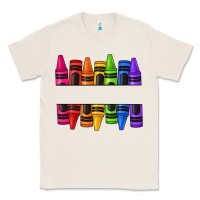 Natural custom name crayons Classic Tee - texasbilliewilder