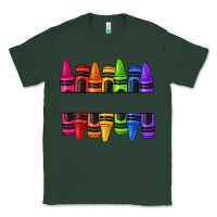 Sports Green custom name crayons Classic Tee - texasbilliewilder