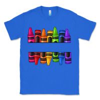 True Royal custom name crayons Classic Tee - texasbilliewilder
