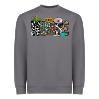Storm nurse leopard and cowhide Heavyweight Sweatshirt - CowhideDigitalArt