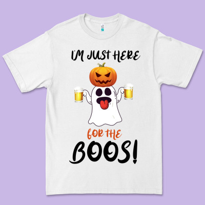 I'm Just Here For The Boos Premium Tee Designed By Bettercallsaul