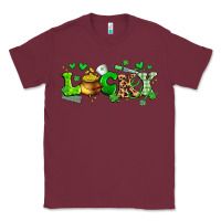 Burgundy lucky nurse Classic Tee - Artiststas