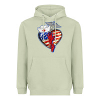 Matcha patriotic nurse love Heavyweight Hoodie - BarkalooDesign