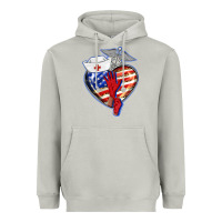 Moon Dust patriotic nurse love Heavyweight Hoodie - BarkalooDesign