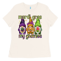 Bone Mardi Gras with my gnomes Ladies Tee - NancyCooperArtShop