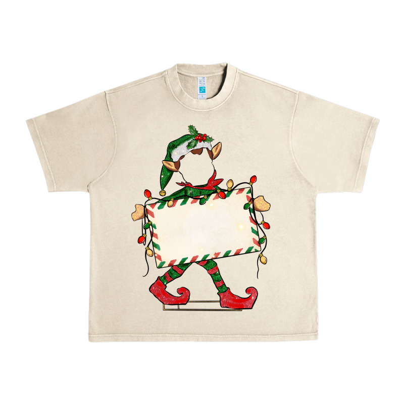 Customize Christmas Elf Urban Heavy Tee by CowGirlArtShop | Teevron