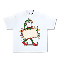 White customize christmas elf Urban Heavy Tee - CowGirlArtShop