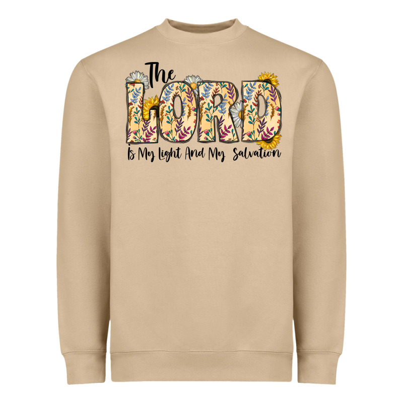 The Lord Is My Light And My Salvation Heavyweight Sweatshirt by CowhideDigitalArt | Teevron