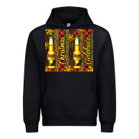 Black beer bottle for christmas Urban Hoodie - AdoDesignShop