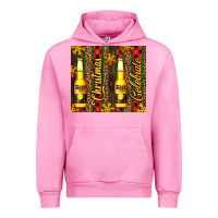 Fuchsia Pink beer bottle for christmas Urban Hoodie - AdoDesignShop
