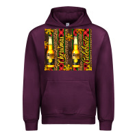 Mauve Wine beer bottle for christmas Urban Hoodie - AdoDesignShop