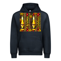 Navy beer bottle for christmas Urban Hoodie - AdoDesignShop