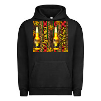 Pigment Black beer bottle for christmas Urban Hoodie - AdoDesignShop