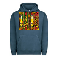 Pigment Midnight Navy beer bottle for christmas Urban Hoodie - AdoDesignShop