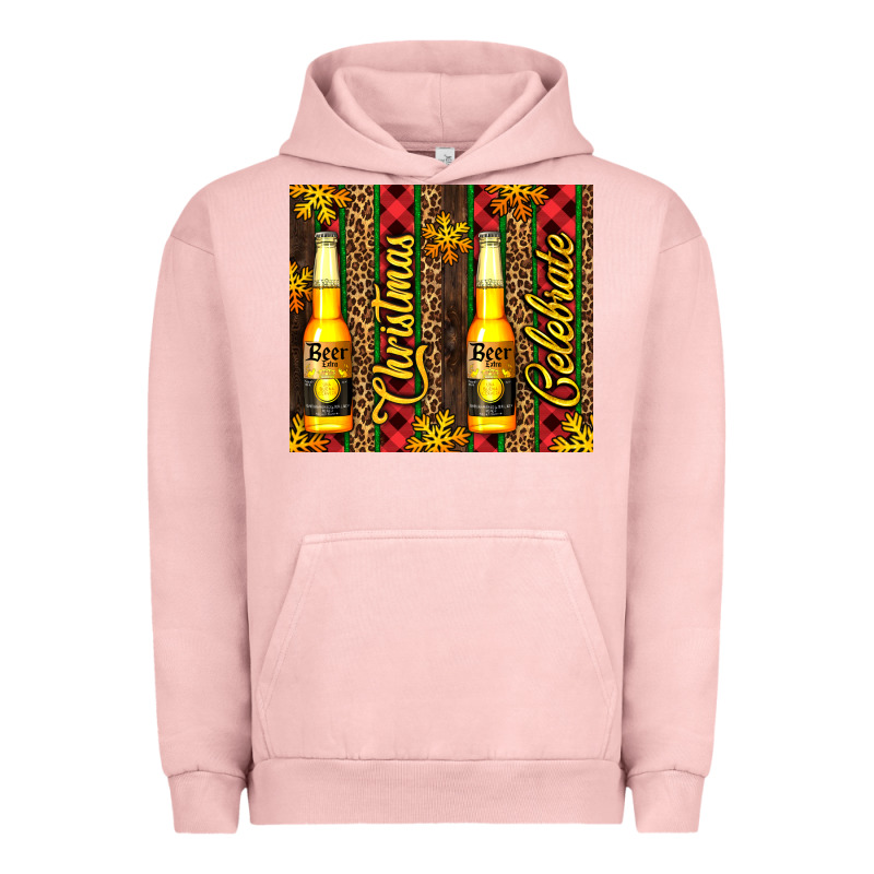 Beer Bottle For Christmas Urban Hoodie by AdoDesignShop | Teevron