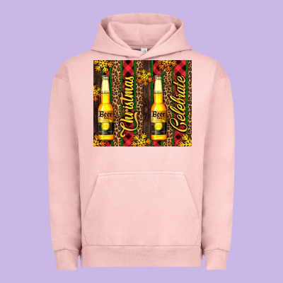Beer Bottle For Christmas Urban Hoodie Designed By Adodesignshop