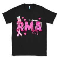 Black breast cancer rma registered medical assistant Classic Tee - texasbilliewilder