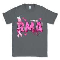 Charcoal Heather breast cancer rma registered medical assistant Classic Tee - texasbilliewilder