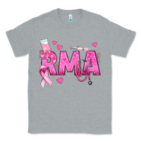 Heather Grey breast cancer rma registered medical assistant Classic Tee - texasbilliewilder