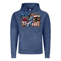 Vintage Denim Born to be free Vintage Hoodie - CowGirlArtShop