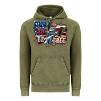 Vintage Olive Born to be free Vintage Hoodie - CowGirlArtShop