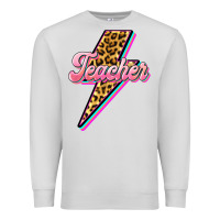 Dove Grey flash teacher Premium Sweatshirt - BarkalooDesign