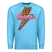 Ocean Blue flash teacher Premium Sweatshirt - BarkalooDesign