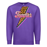 Purple flash teacher Premium Sweatshirt - BarkalooDesign