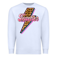 White flash teacher Premium Sweatshirt - BarkalooDesign
