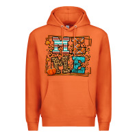 Carrot Fall Autumn Leopard Meme Premium Hoodie - LillyAllenDesigns