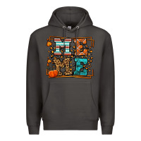 Smoke Fall Autumn Leopard Meme Premium Hoodie - LillyAllenDesigns