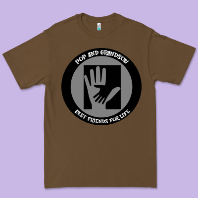 Pop Pop And Grandson Best Friends For Life Premium Tee Designed By Bettercallsaul