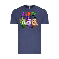Vintage Denim happy halloween jars Vintage Tee - CowGirlArtShop