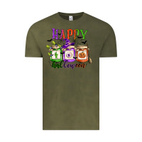 Vintage Olive happy halloween jars Vintage Tee - CowGirlArtShop