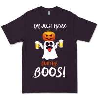 Plum I'm Just Here For The Boos Premium Tee - Bettercallsaul