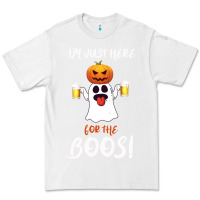 White I'm Just Here For The Boos Premium Tee - Bettercallsaul