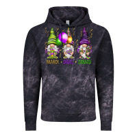 Cloud Black Mardi Gras squad with gnomies Vintage Hoodie - HowdyJamesFarm