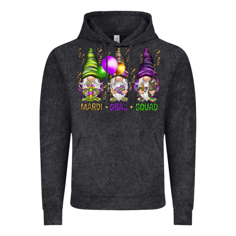 Mardi Gras Squad With Gnomies Vintage Hoodie by HowdyJamesFarm | Teevron