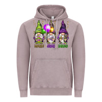 Vintage Zinc Mardi Gras squad with gnomies Vintage Hoodie - HowdyJamesFarm