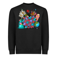 Black to teacher is to first love Heavyweight Sweatshirt - CowhideDigitalArt