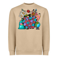 Mushroom to teacher is to first love Heavyweight Sweatshirt - CowhideDigitalArt