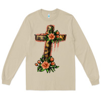 Mushroom Flower Cross Long Sleeve Tee - Jasminsmagicworld