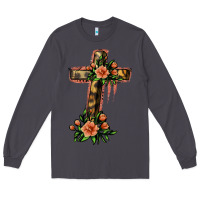 Smoke Flower Cross Long Sleeve Tee - Jasminsmagicworld