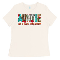 Bone Auntie Like a Mom Only Cooler Ladies Tee - texasbilliewilder