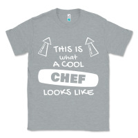 Heather Grey chef t  shirtthis is what a cool chef looks like t  shirt Classic Tee - trangStudio