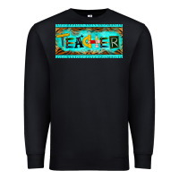 Black teacher license plate Premium Sweatshirt - BarkalooDesign