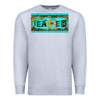 Heather Grey teacher license plate Premium Sweatshirt - BarkalooDesign