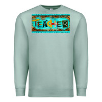 Seafoam teacher license plate Premium Sweatshirt - BarkalooDesign